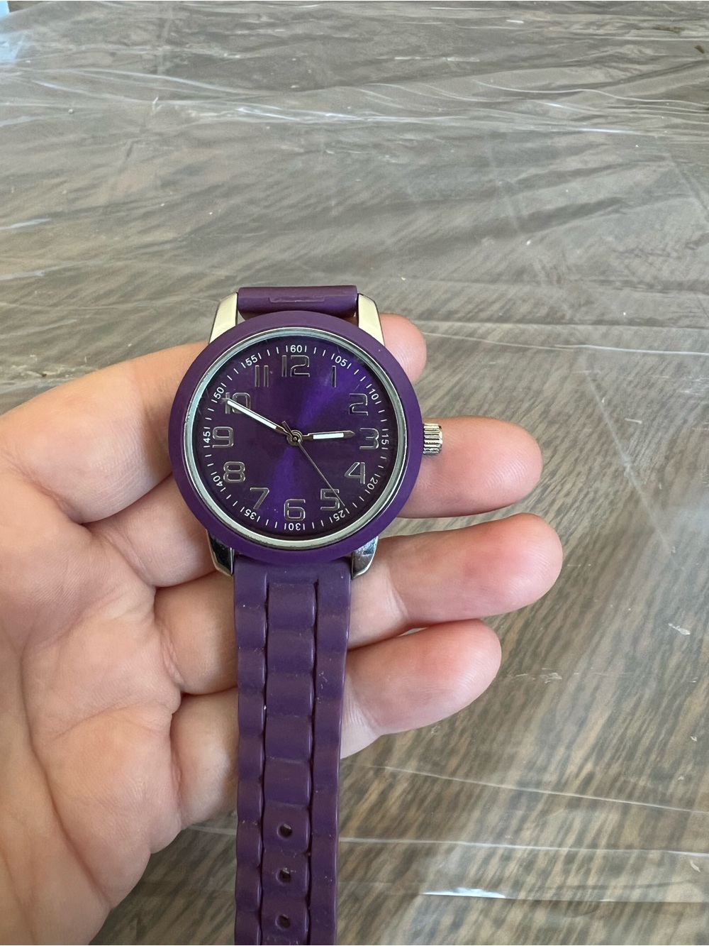 Xhilaration Purple Silicone Strap Watch
